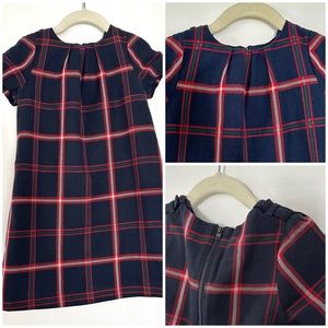 Jacadi Plaid Lined Dress